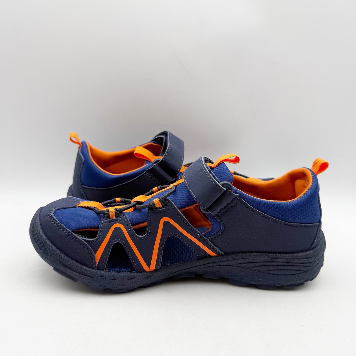 Merrell Big Kids Explorer Hydro Sandals Size 4 Blue Orange Water Resistant NWOB