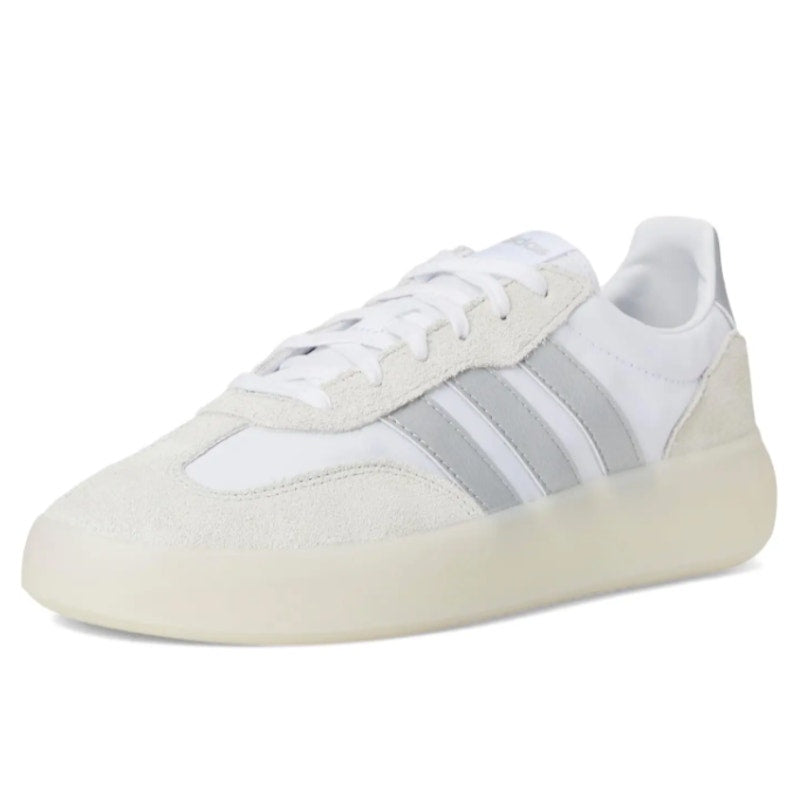 Adidas Womens Barreda Decode Casual Sneakers SIZE 11 White Silver Suede NIB