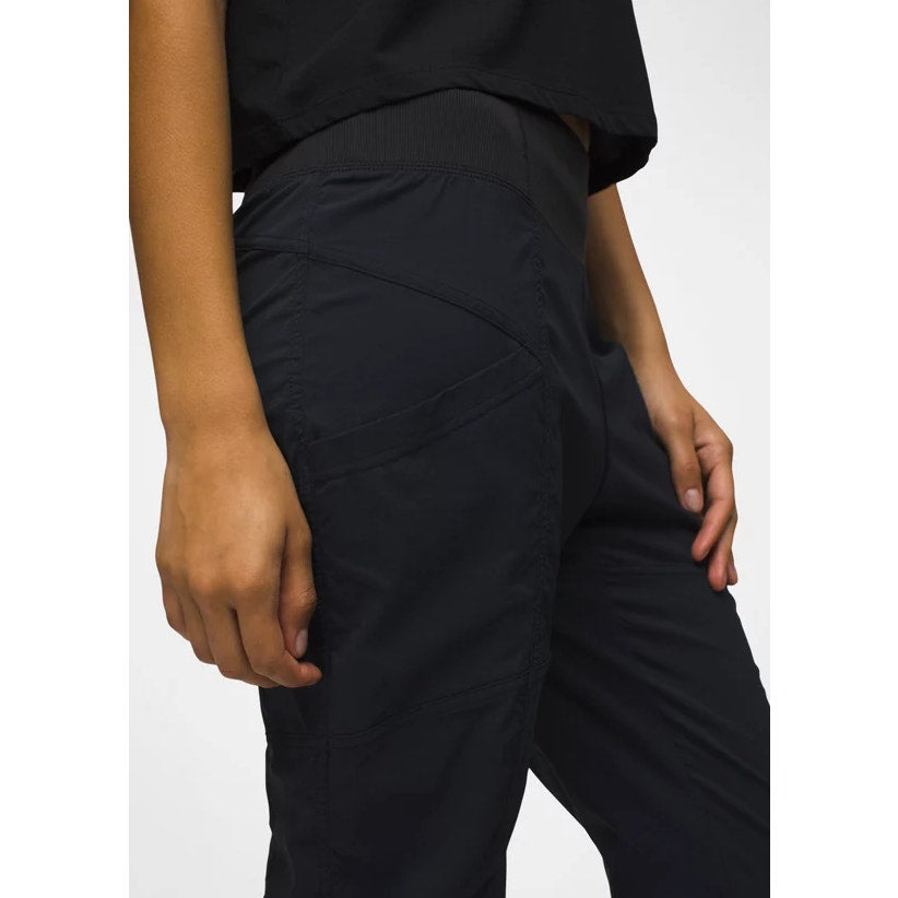 PRANA Women's Koen Jogger Pants Medium Black Mid Rise Elastic Waist NWT 2055081