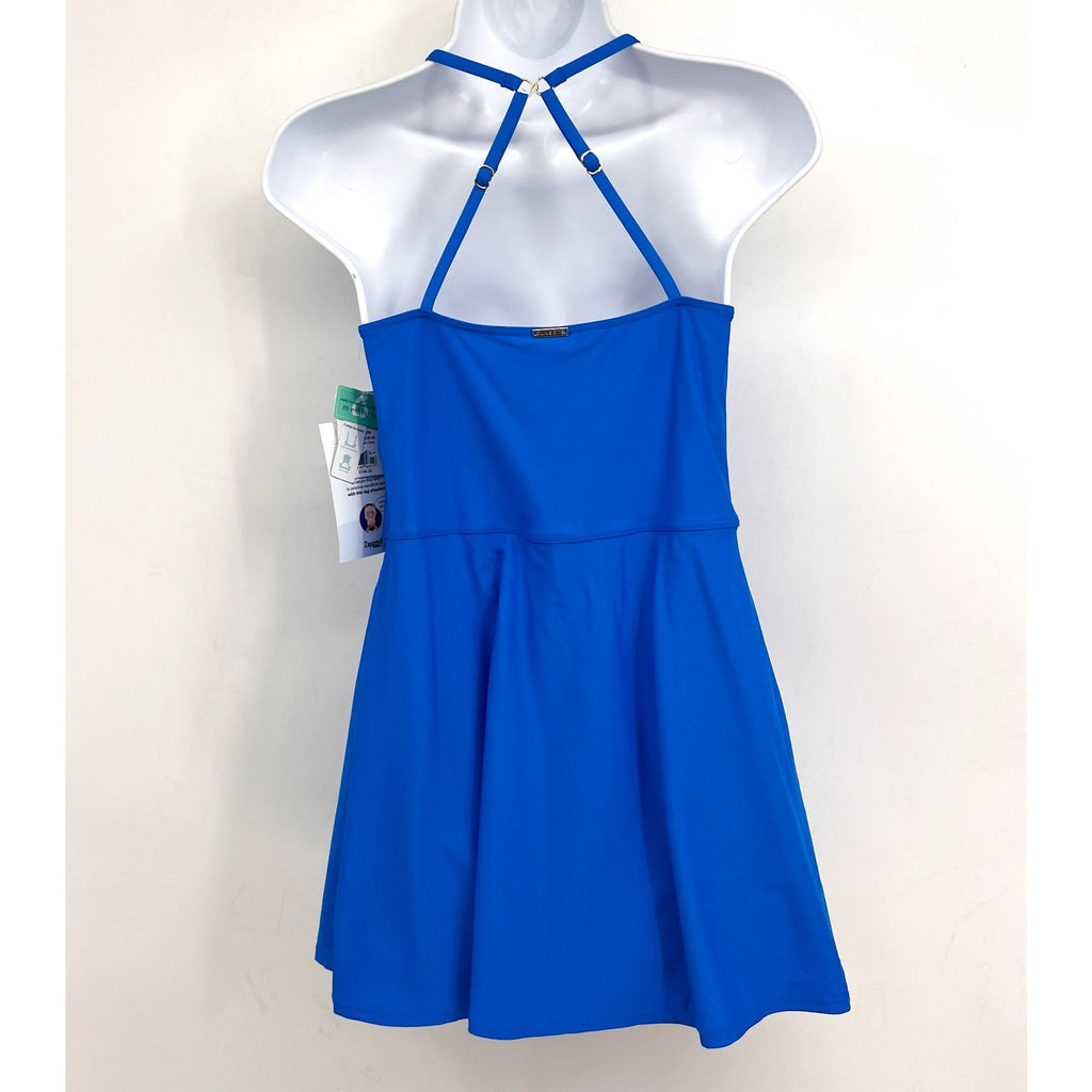 SUNSETS Women's Naomi Swim Dress One Piece Medium Electric Blue NWT