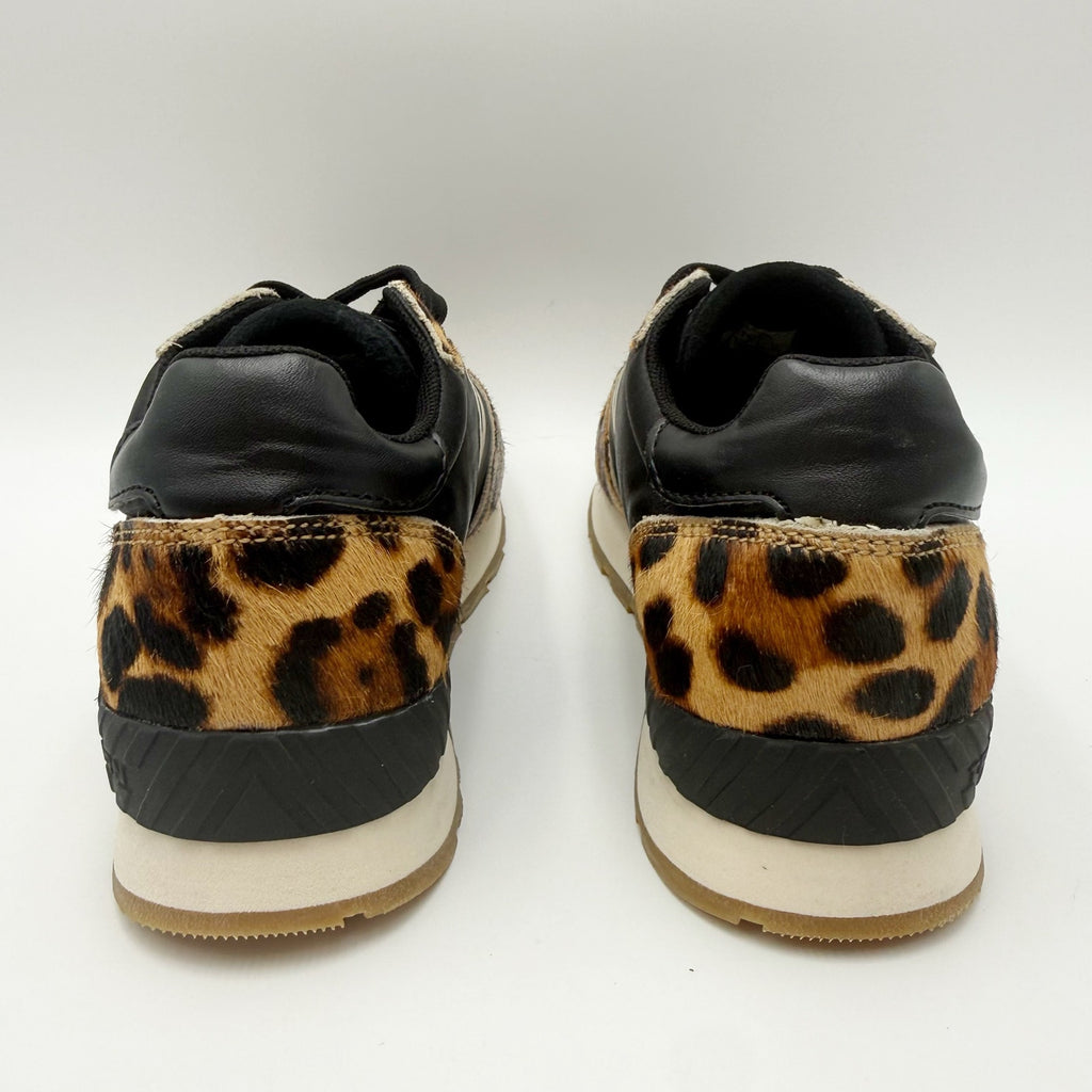 Tretorn Womens Loyola Casual Sneakers Size 5 EU 35 Leopard Black Suede NWOB