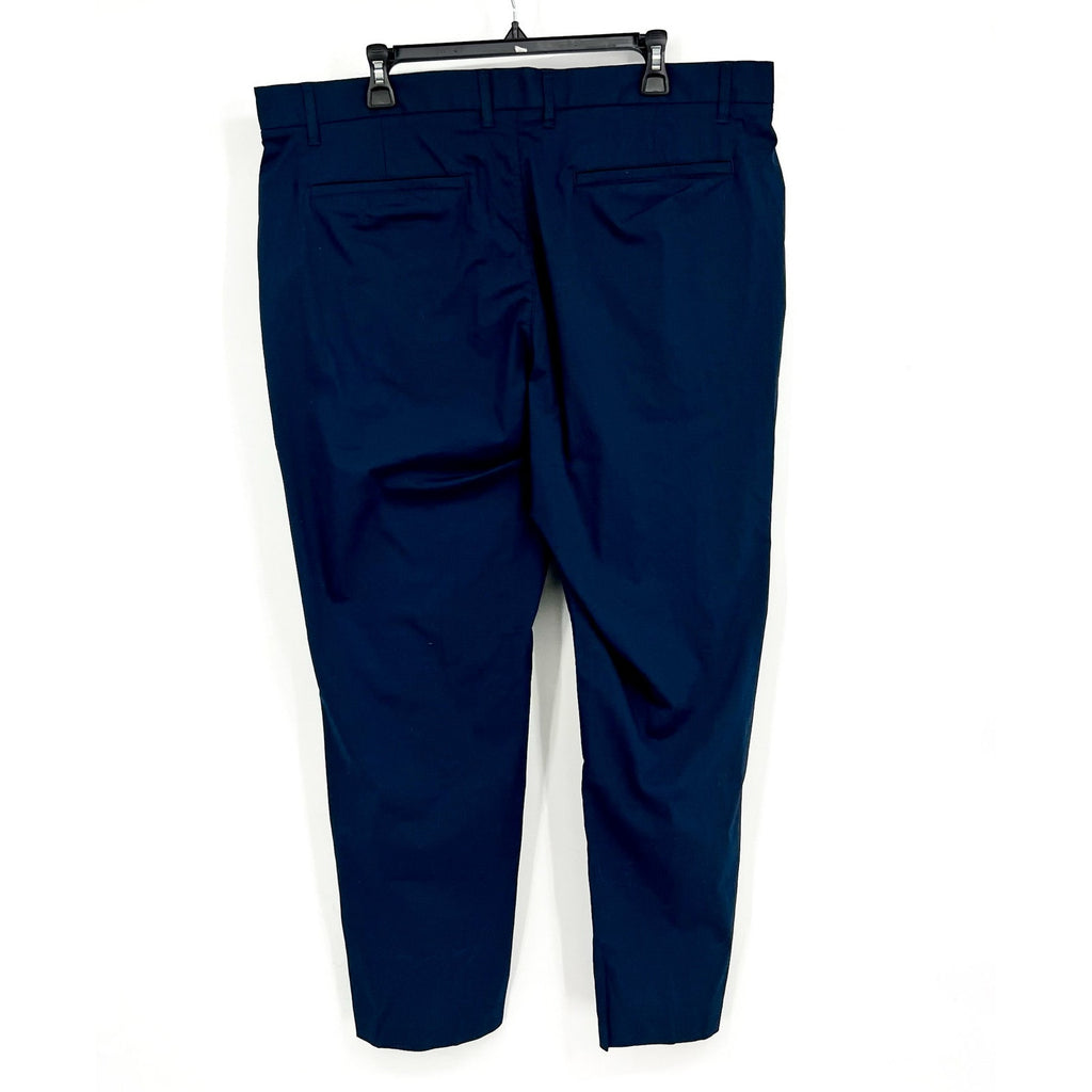 EVERLANE Mens Air Chino Pants 38x30 Navy Blue Stretch Cotton Poplin Slim Fit NWT