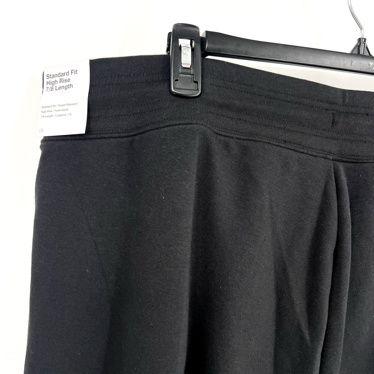 NIKE Womens Dri-Fit One French Terry Joggers 3X Black 7/8 Sweatpants NWT