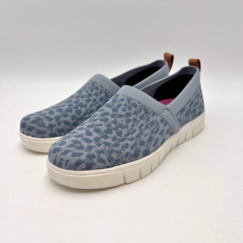 Ryka Womens Hera Slip-on Casual Sneakers Size 6 M EU 36 Blue Print NWOB
