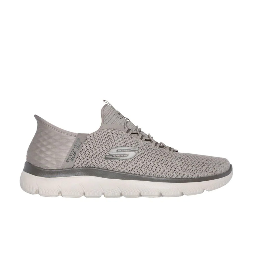 Skechers Mens Summits Slip-Ins Sneakers US 13 EU 47.5 Taupe Grey NWT