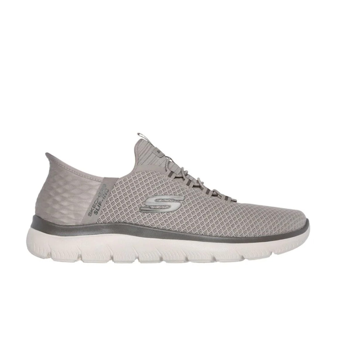 Skechers Mens Summits Slip-Ins Sneakers US 13 EU 47.5 Taupe Grey NWT