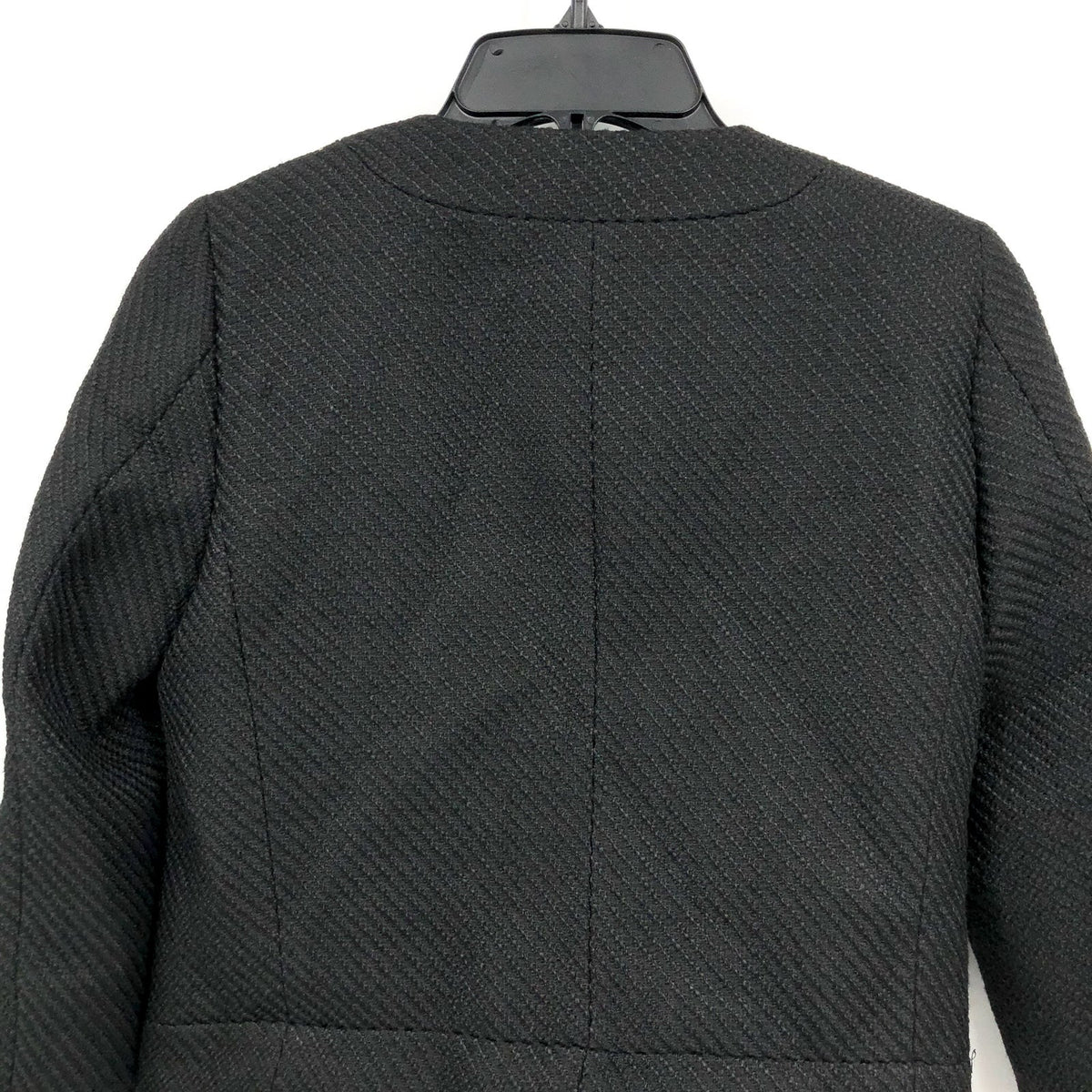 J.CREW Women's Tweed Lady Jacket Size 0 True Black BS928 NWT
