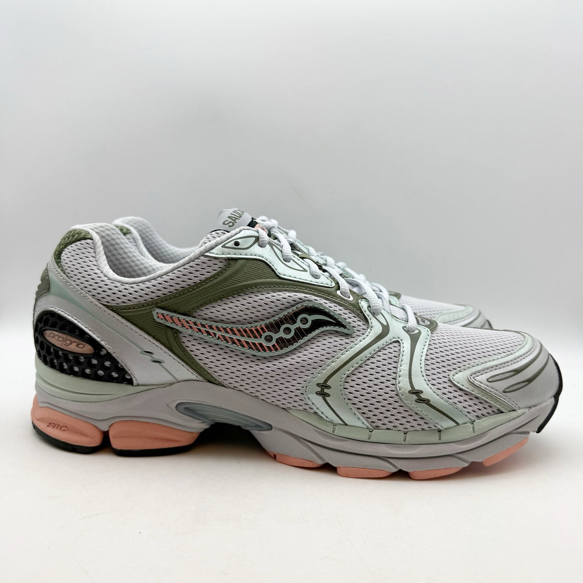 Saucony Mens ProGrid Triumph 4 Athletic Shoes Size 13 Grey Green Sneakers NIB