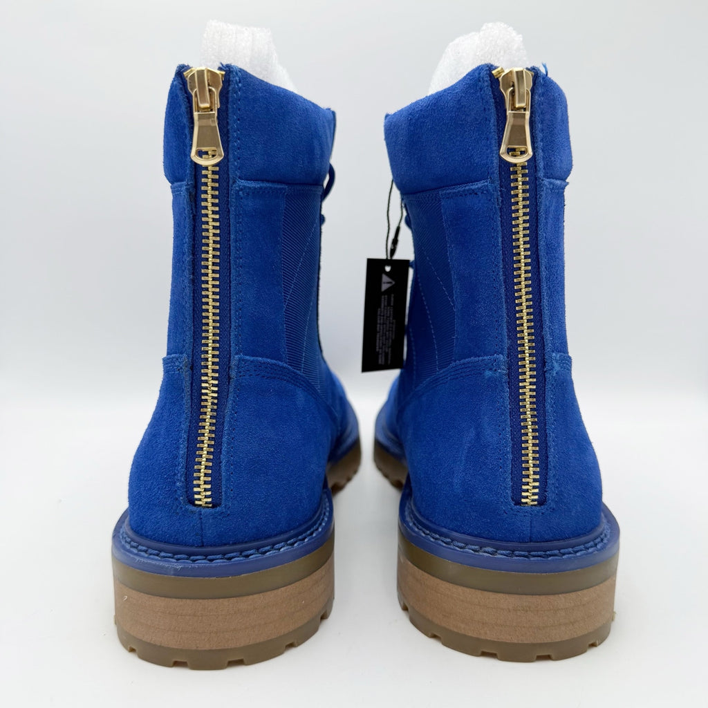 Saint Morta Mens Legion Ankle Combat Boots Size 11 EU 45 Blue Gum Suede NIB
