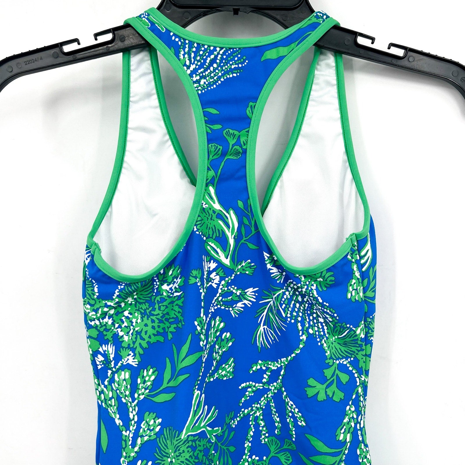 LILLY PULITZER Kailanie One Piece Swimsuit Size 0 Briny Blue A Bit Salty NWOT