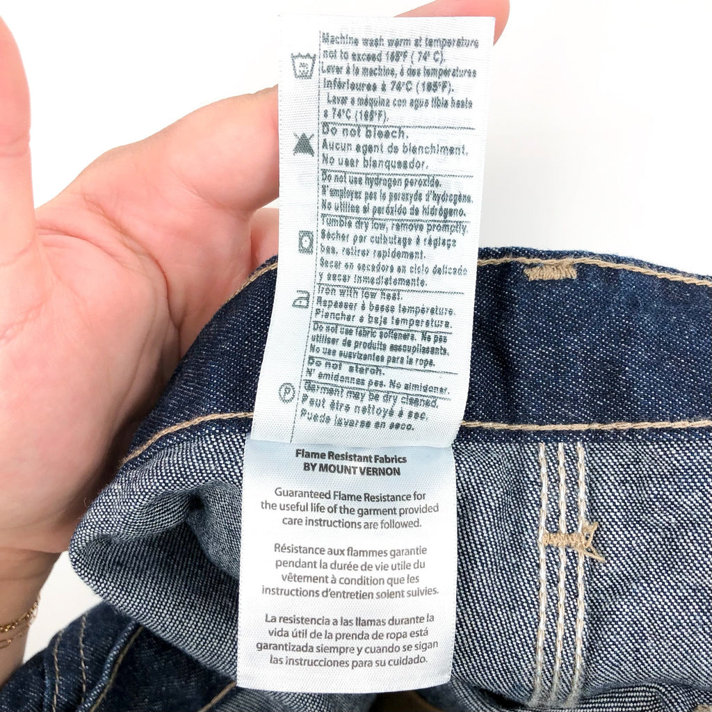 CARHARTT Flame-Resistant Signature Denim Dungarees 48x34 Blue Jeans FR13 NWOT