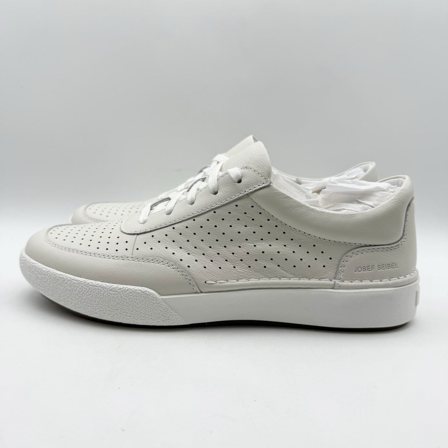 Josef Seibel Womens Claire 29 Sneakers EU 41 US 9.5 White Leather NWOB