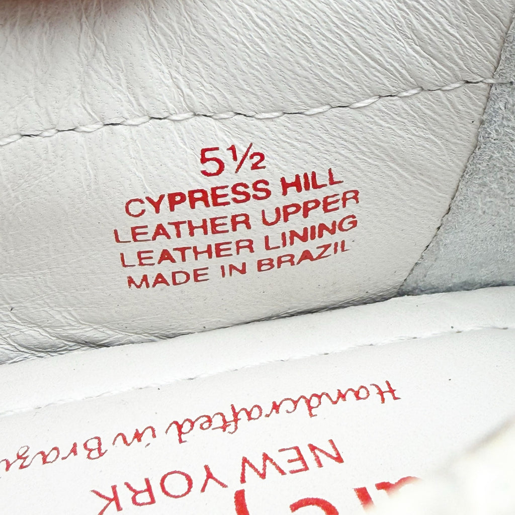 Marc Joseph NY Womens Cypress Hill Loafers Size 5.5 M Grey White Leather NWOB