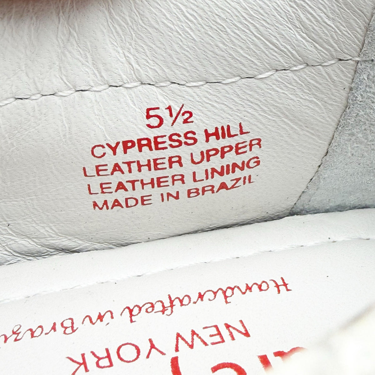 Marc Joseph NY Womens Cypress Hill Loafers Size 5.5 M Grey White Leather NWOB