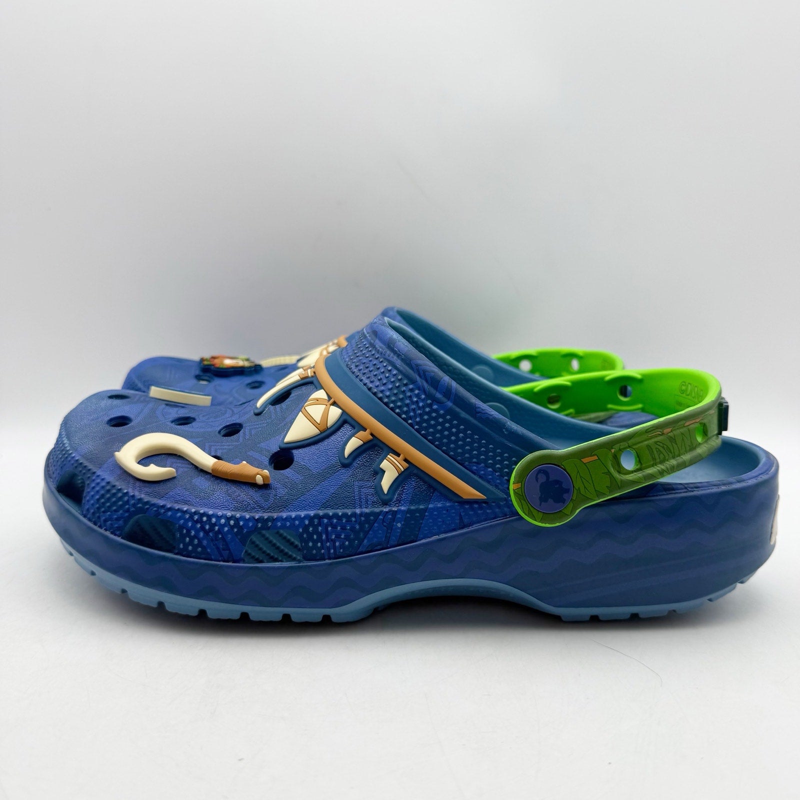 Crocs UNISEX Moana Classic Clog Mens 9 Womens 11 Blue Green NWOB