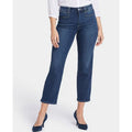 NYDJ Womens Straight Ankle Jeans Size 8 Blue Wonderland Relaxed NWT
