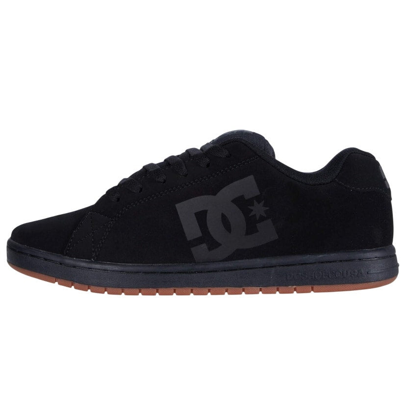 DC Mens Gaveler Low Top Skate Shoes Size 12.5 Black Casual Sneaker NWOB