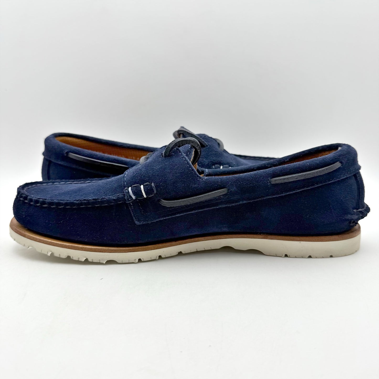 Sperry Mens X Sunspel Authentic Original Boat Shoe US 10 EU 43 Navy Suede NWOB