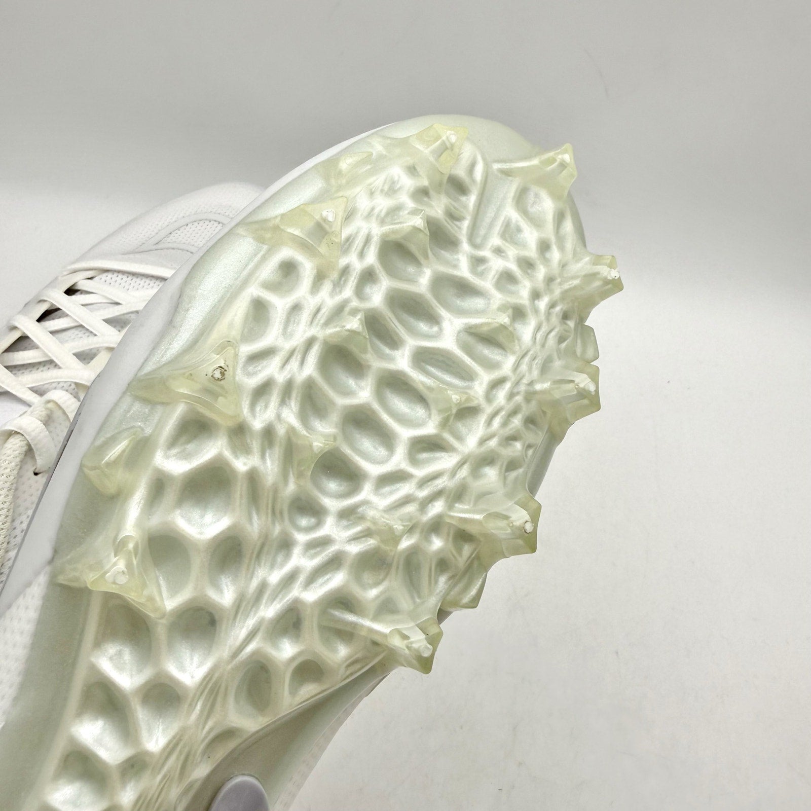 Nike Mens Alpha Huarache 8 Pro LX Lacrosse Cleats US 10 White Athletic NWOB