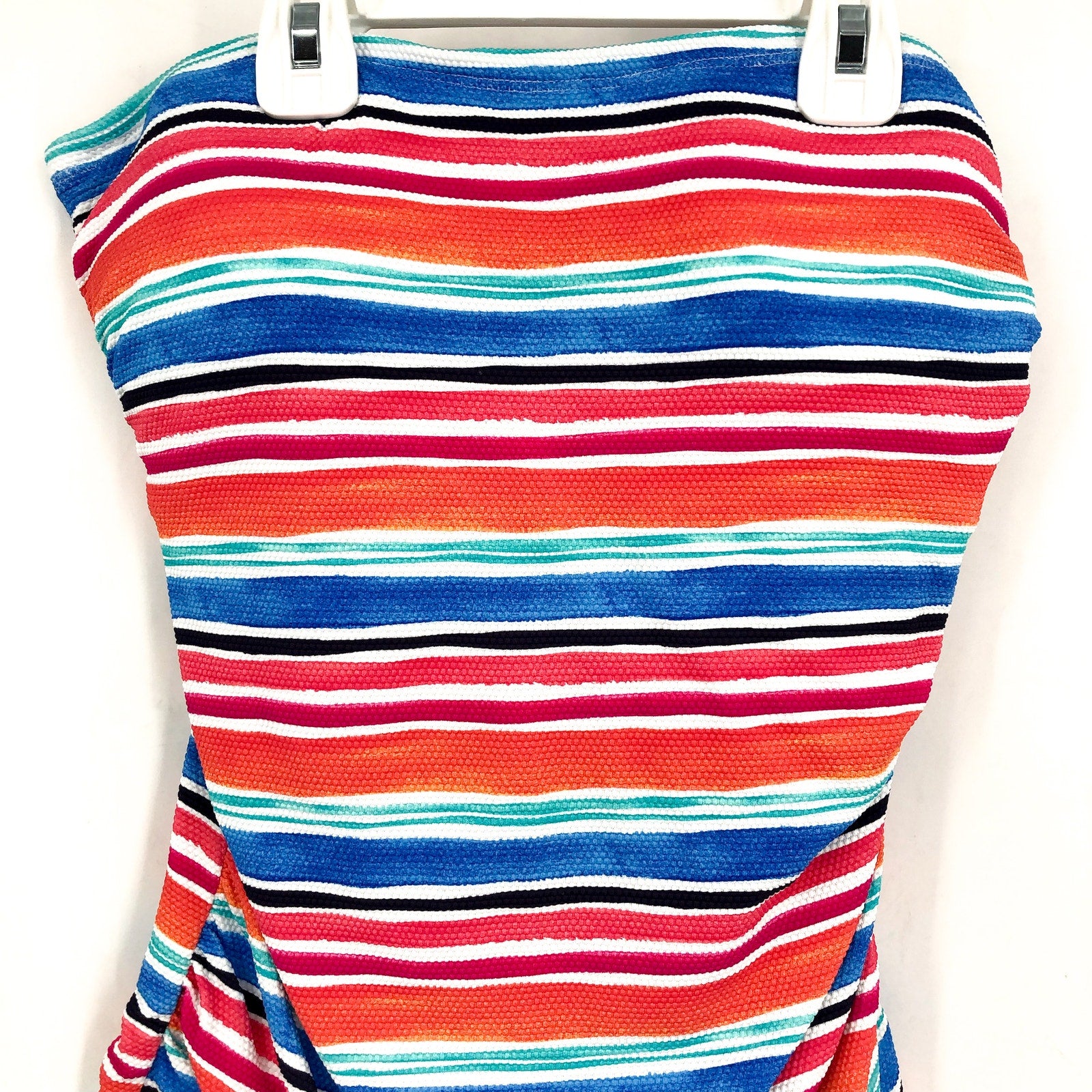 TOMMY BAHAMA Womens Oasis Bandeau Tankini Top Small Passion Pink Island Cays NWT