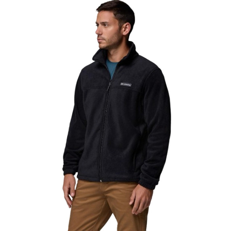 COLUMBIA Men's Granite Mountain Fleece Jacket XL Black Full Zip NWT