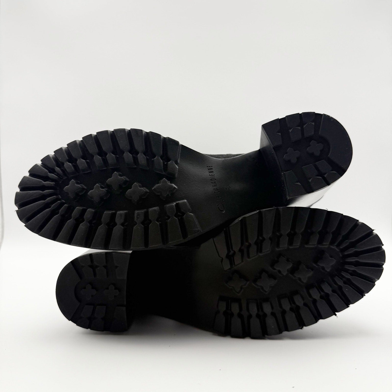 La Canadienne Womens Peppa Ankle Boots US 8 Black Suede NWOB
