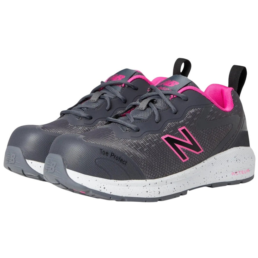 New Balance Womens Logic Work Shoes Size 6.5 Grey Comp Toe EH PR SR Sneakers NIB