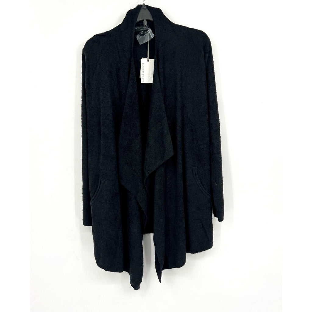 Barefoot Dreams Womens CozyChic Lite Island Wrap Cardigan Small/Medium Black NWT