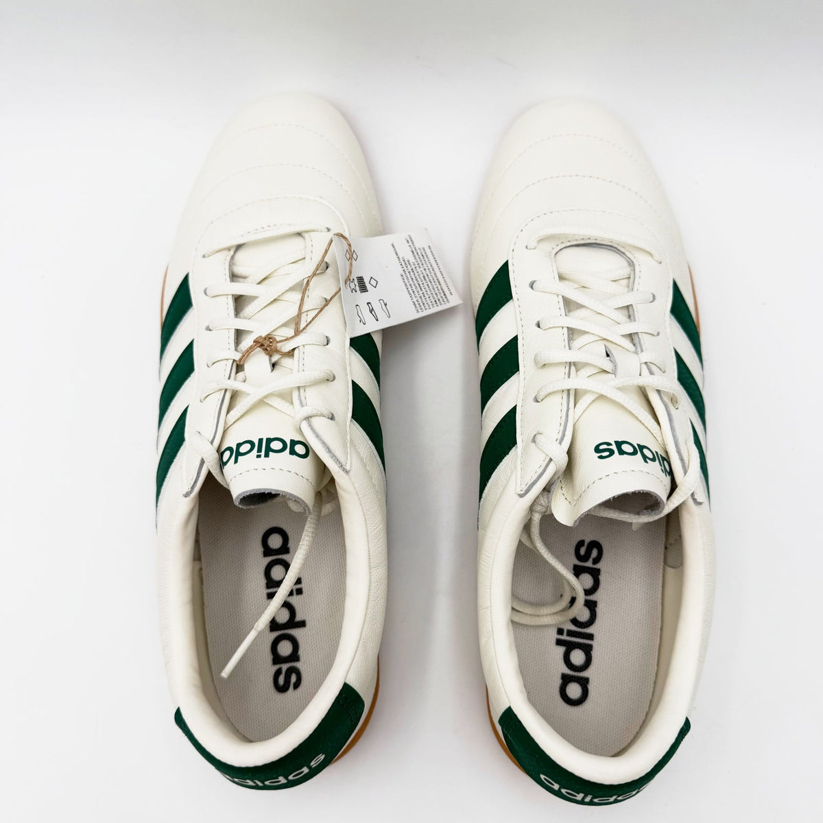 adidas Womens Grand Court Lo Casual Sneakers Size 11 EU 44 Off White Green NIB