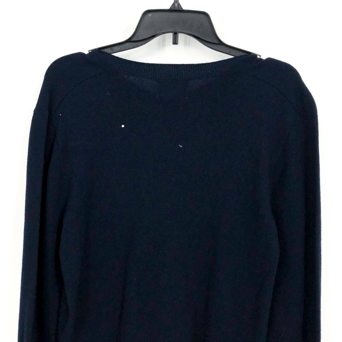 ACTIVE CASHMERE Men's Cashmere Sweater Small Navy Blue Long Sleeve NWT