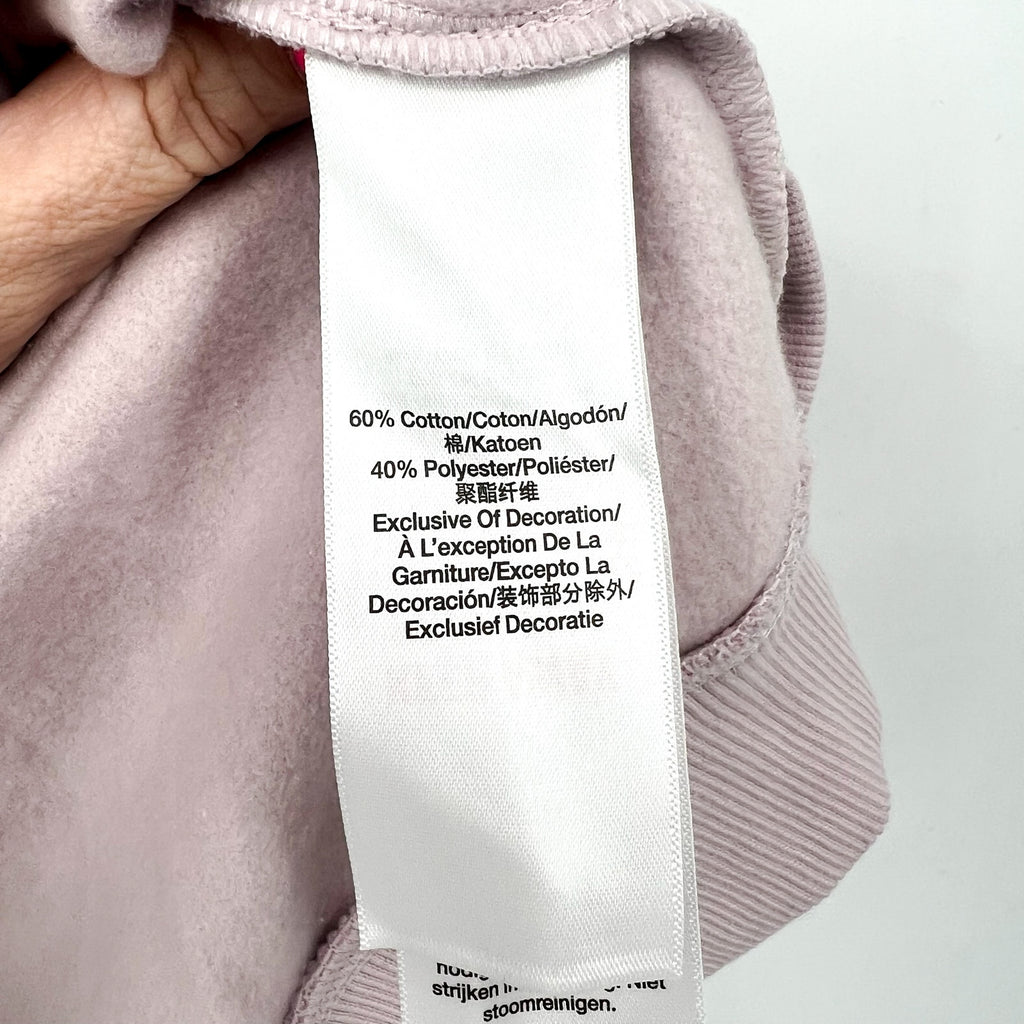 DKNY Women's Sequin Hoodie Large Pink Allure Pullover Sweatshirt NWT