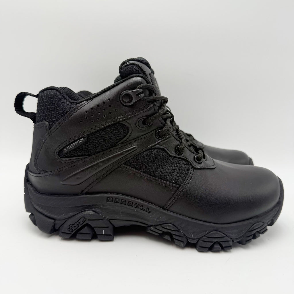 Merrell Work Womens Moab 3 Response Mid Boot Size 6 Black Leather Waterproof NIB