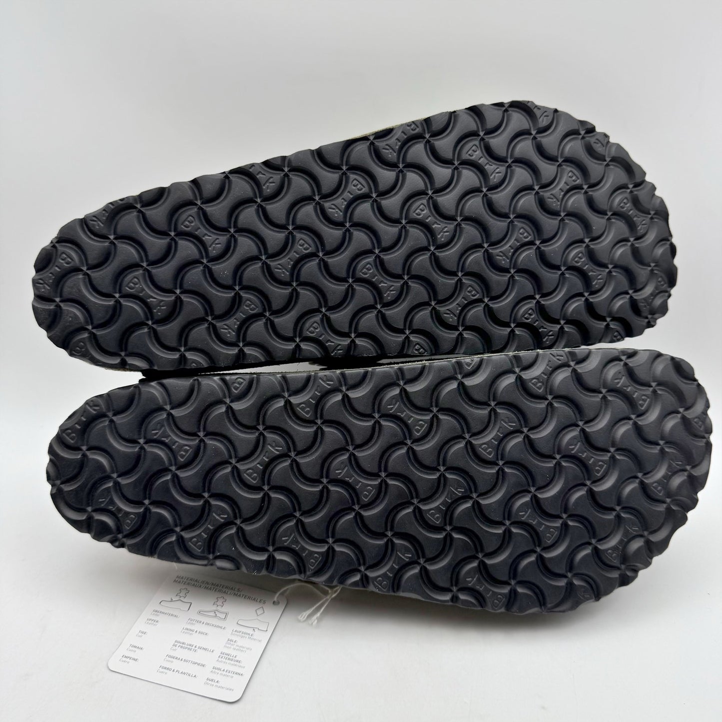 Birkenstock Mens Boston Clogs EU 45 US 12 Green Suede Slip On NWOB