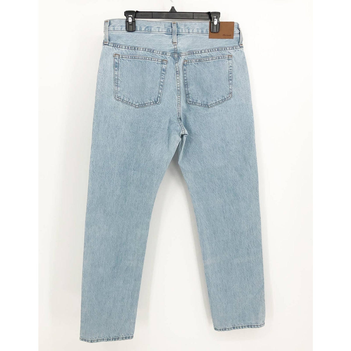 MADEWELL Men's 1991 Straight-Leg Jeans 27X28 Light Blue Halton Distressed NWT
