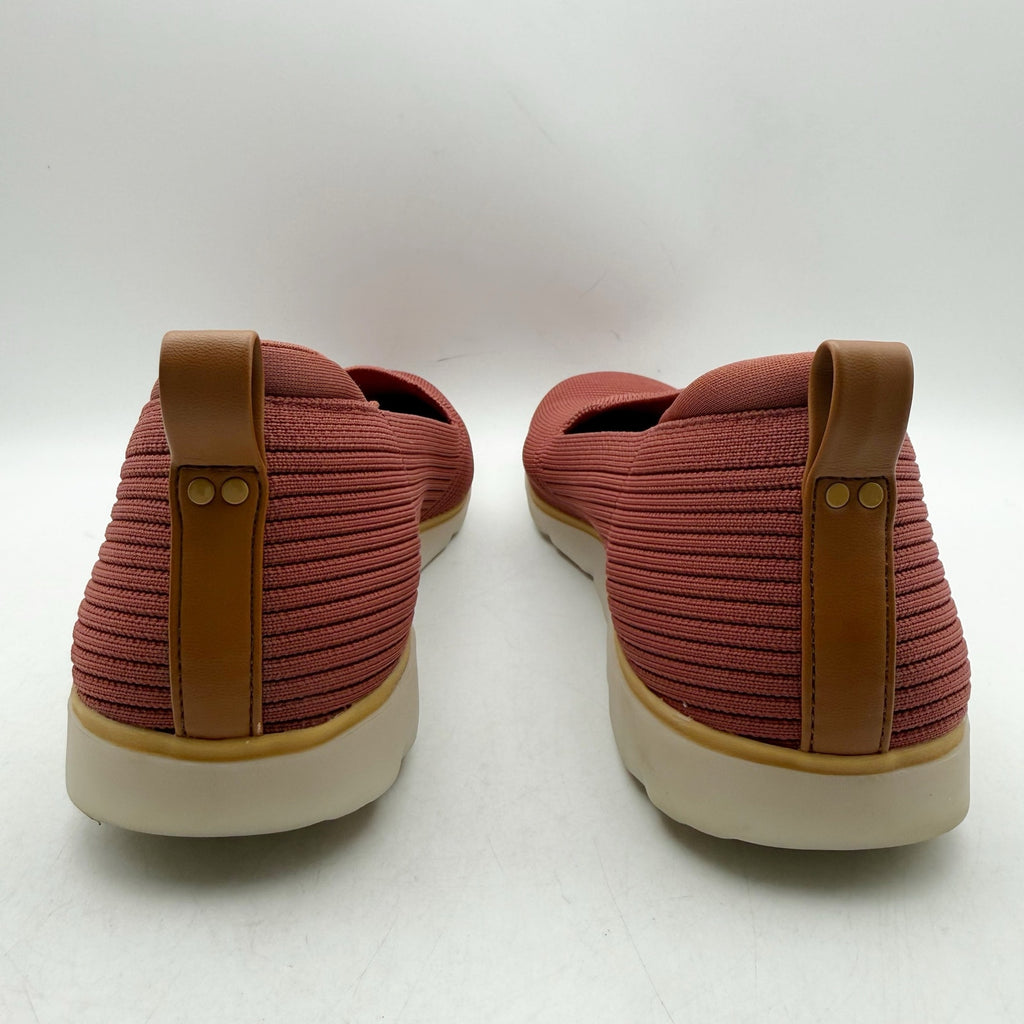 Ryka Womens Effortless Slip On Shoes US 12 M Red Knit Fabric NWOB
