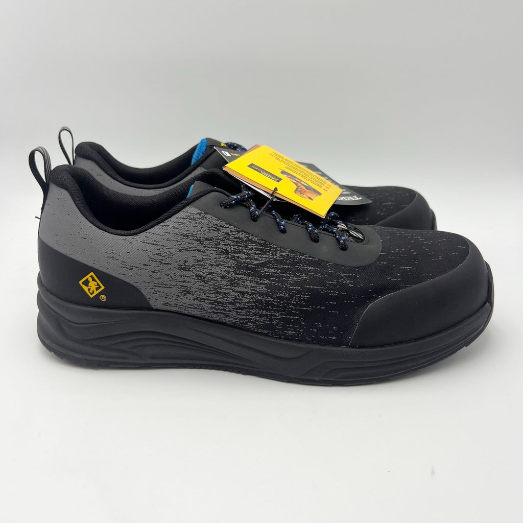 Terra Mens Monolift Composite Toe Work Sneakers US 10 Wide EU 43 Grey Blue NIB