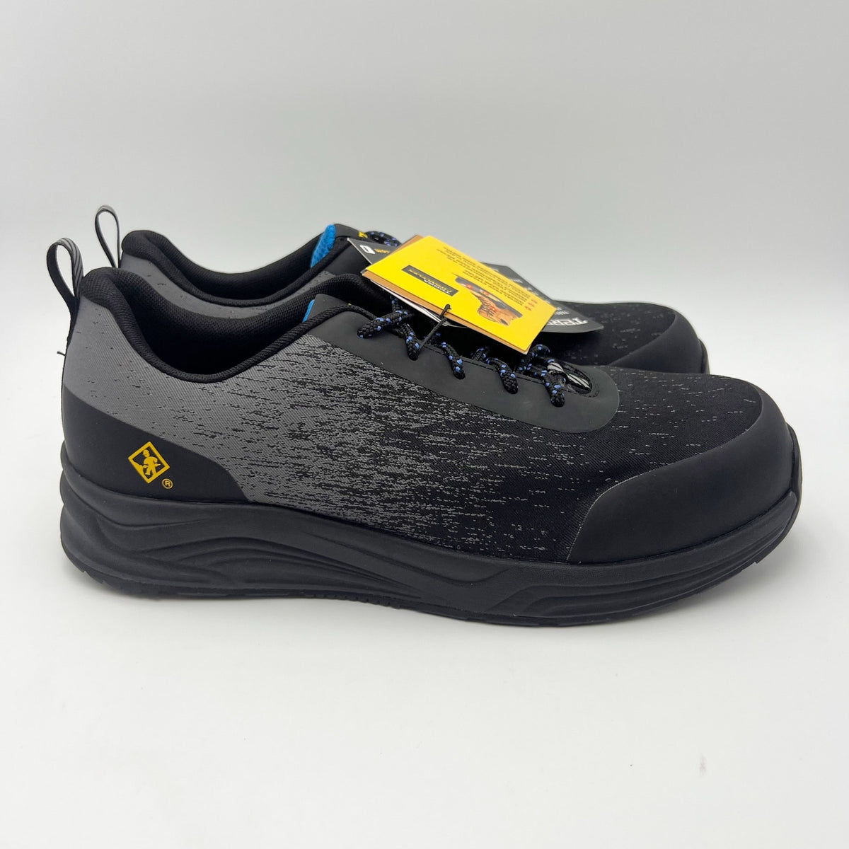 Terra Mens Monolift Composite Toe Work Sneakers US 10 Wide EU 43 Grey Blue NIB