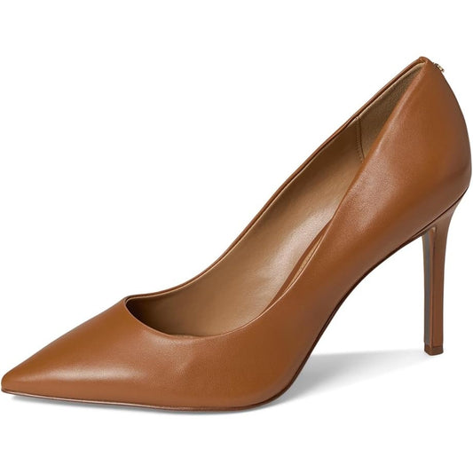 Sam Edelman Womens Hazel Point Toe Pumps US 5.5 M Brown Leather Stiletto NIB