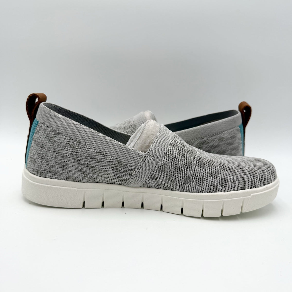 Ryka Womens Hera Slip-on Casual Sneakers Size 8.5 M EU 38.5 Gray White NIB