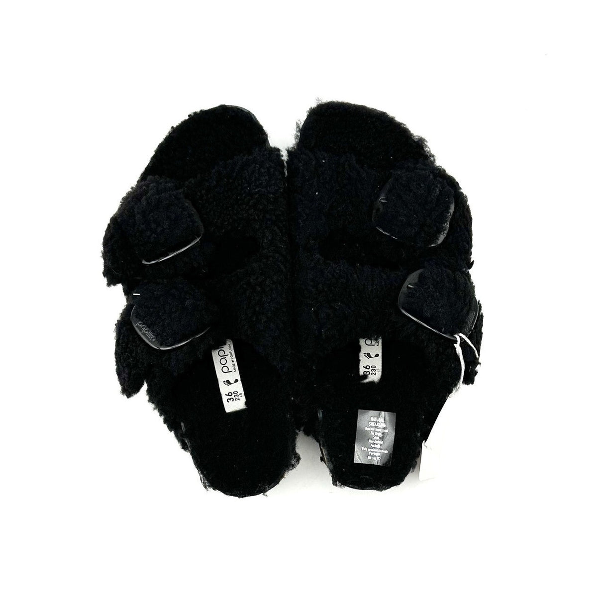 Birkenstock Papillio Womens Arizona Big Buckle Sandals EU 36 US 5 Black NWT