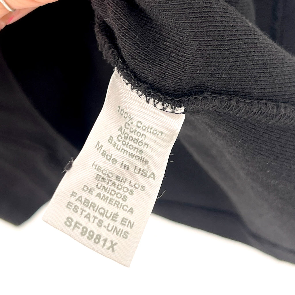 MICHAEL STARS Women's Norah Sleeveless Polo Shirt 1X Black Sleeveless NWT