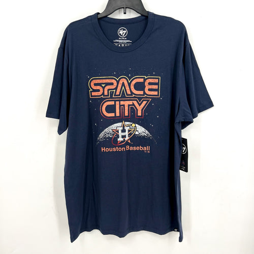47 BRAND Mens Houston Astros Space City Connect T-Shirt XXL Atlas Blue NWT