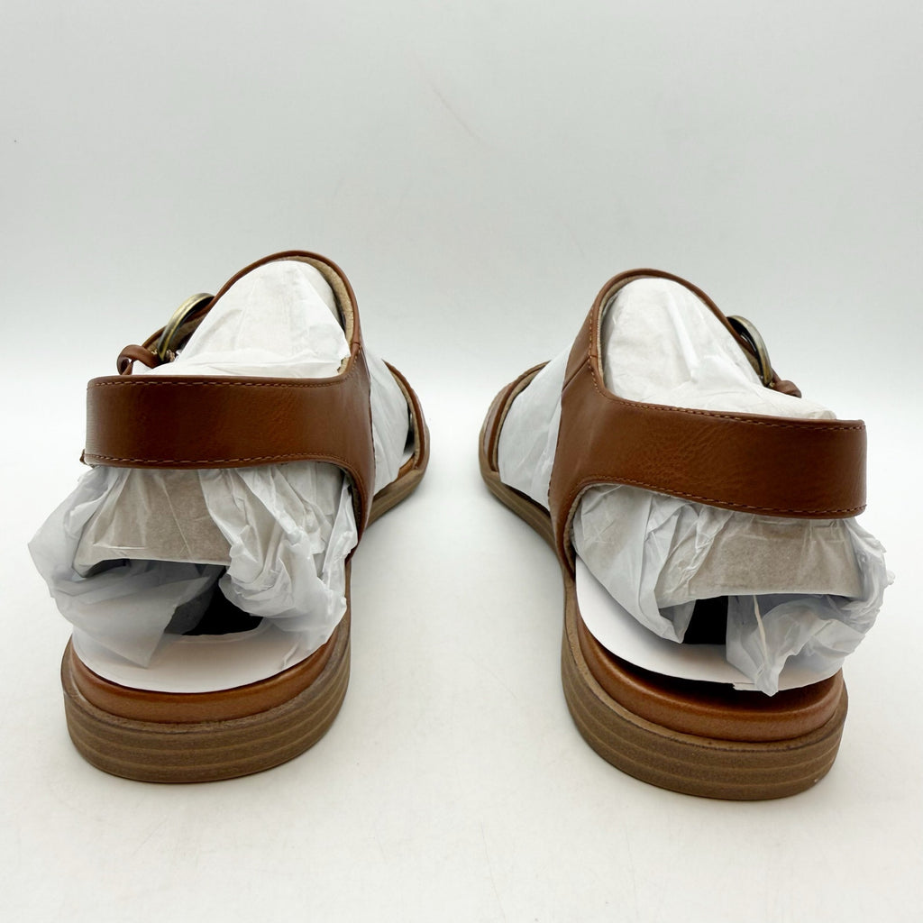 SOUL Naturalizer Womens Jayvee Sandals US 9.5 Wide Brown Vegan Leather NIB