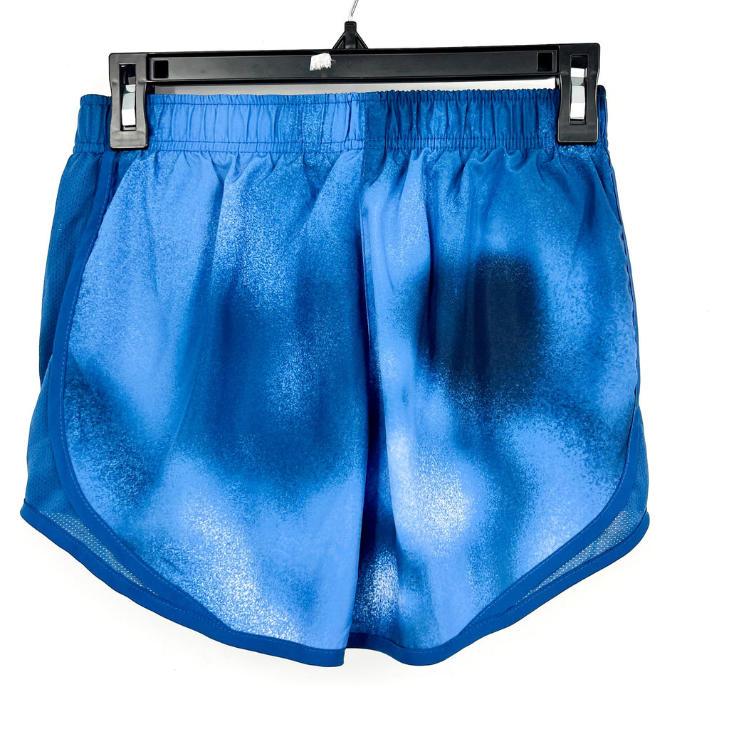 NIKE Women's Dri-FIT Tempo Running Shorts XS Court Blue Printed NWT