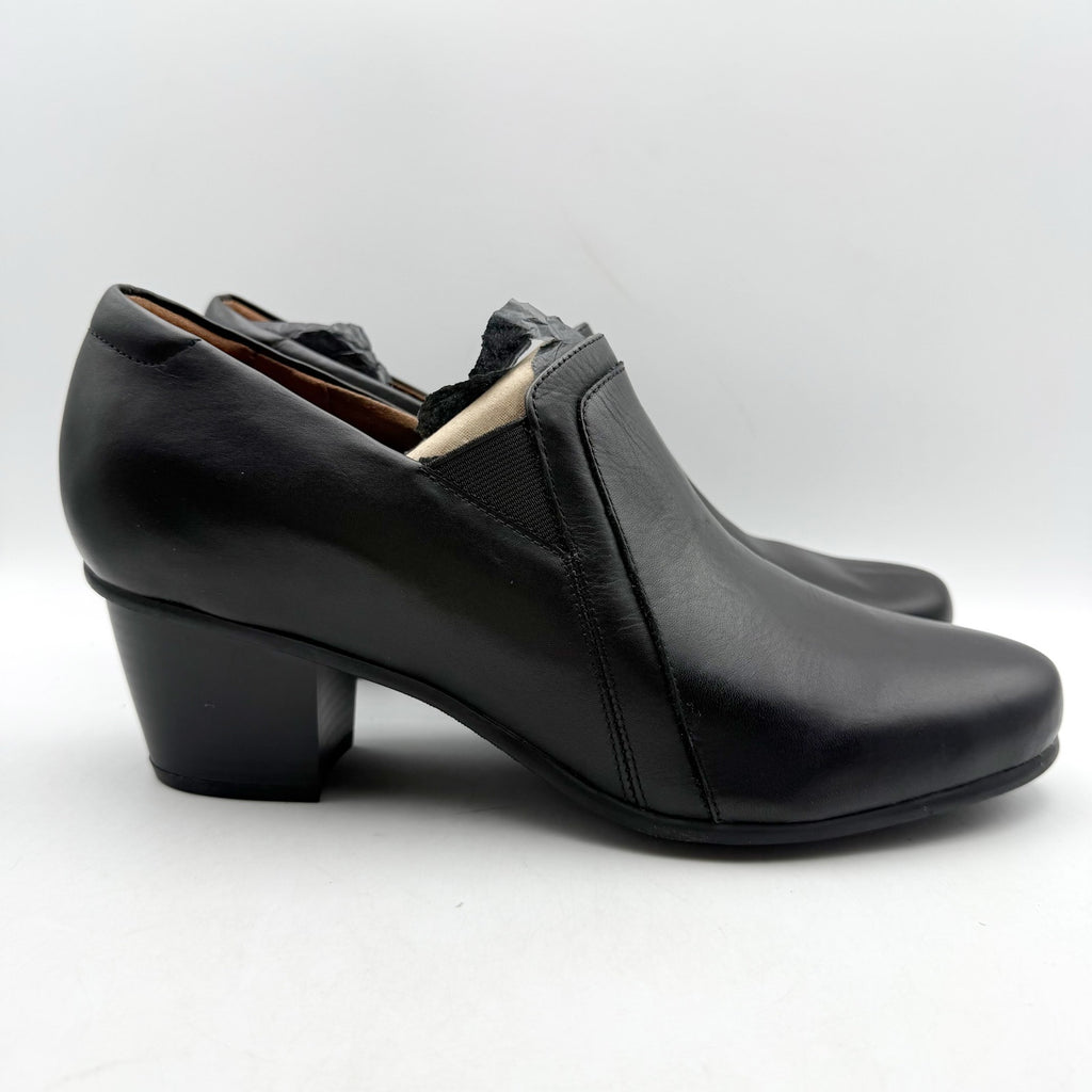 Cobb Hill Womens Winny Pumps US 11 Wide Black Leather Slip On NWOB