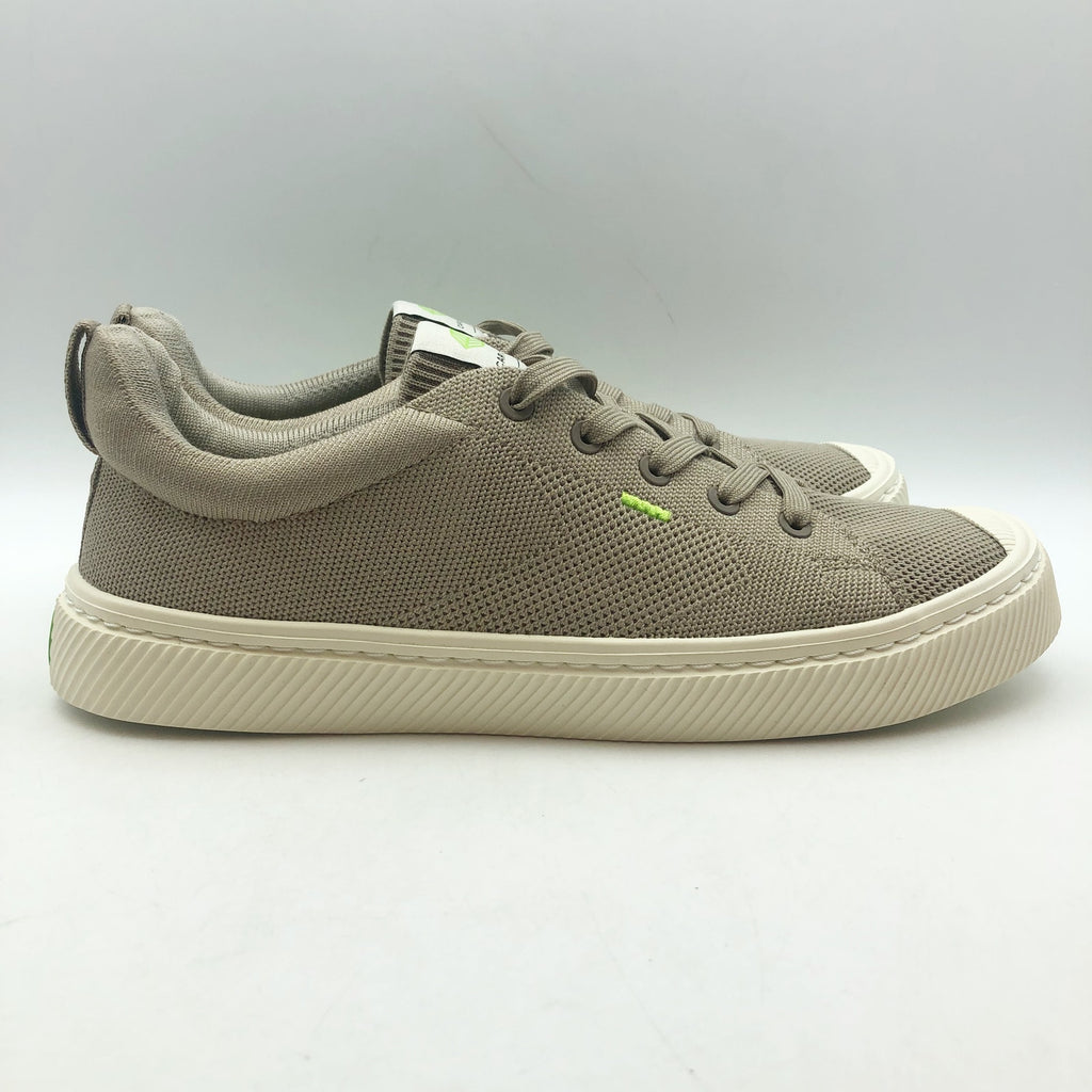 Cariuma Unisex IBI Low Sneakers Womens 8.5 Mens 7 Tan Sand Bamboo Knit NIB