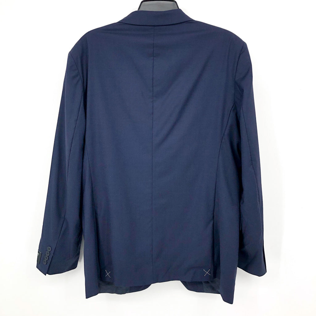 NORDSTROM Men's Tech Smart Trim Fit Suit Jacket 42R Navy Blue Stretch NWOT