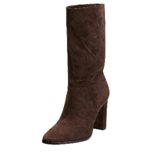 Lauren Ralph Lauren Artizan II Mid Calf Boots US 9.5 B EU 41 Brown Suede NWOB