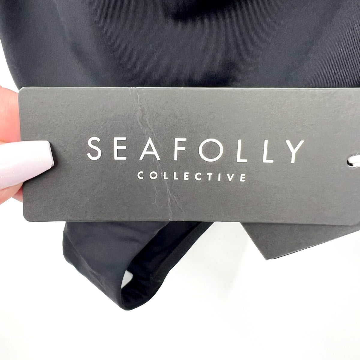 SEAFOLLY Women's One-Piece Swimsuit Size 4 DD-Cup Black Underwire NWT
