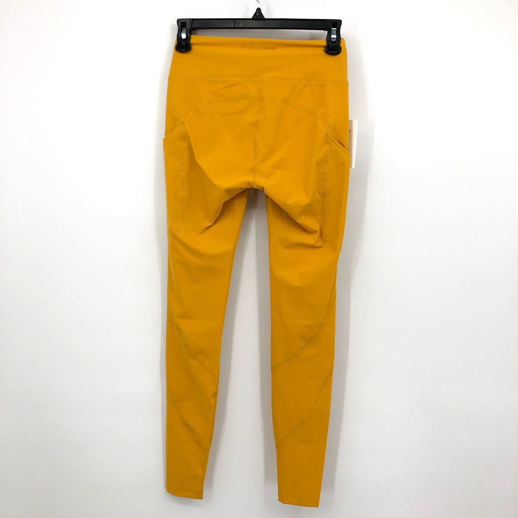 OUTDOOR VOICES Women's SuperForm Full Length Leggings Small Yellow Cider NWT